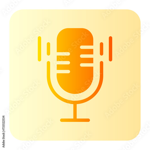 sing gradient icon