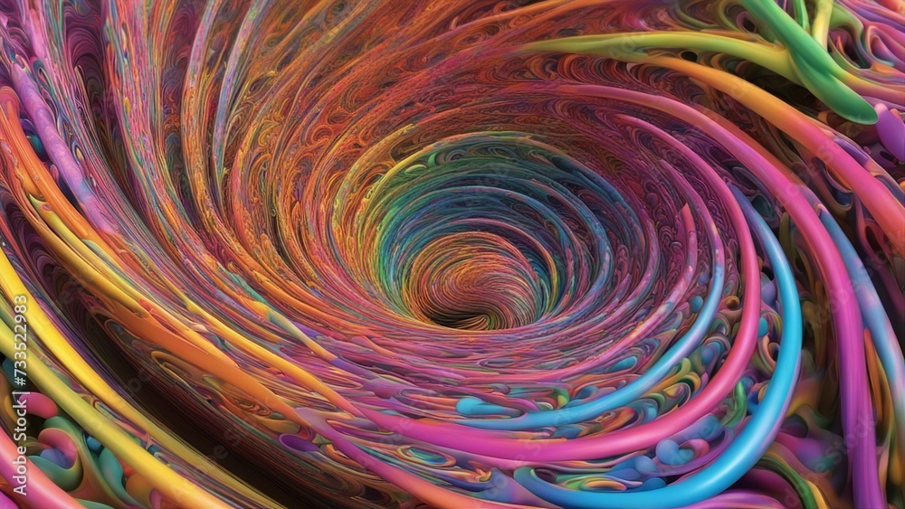 abstract colorful background _A psychedelic swirl of rainbow colors. Pink, orange, yellow, green, blue, and purple spiraling from abstract colorful background _A psychedelic swirl of rainbow colors. Pink, orange, yellow, green, blue, and purple spiraling from