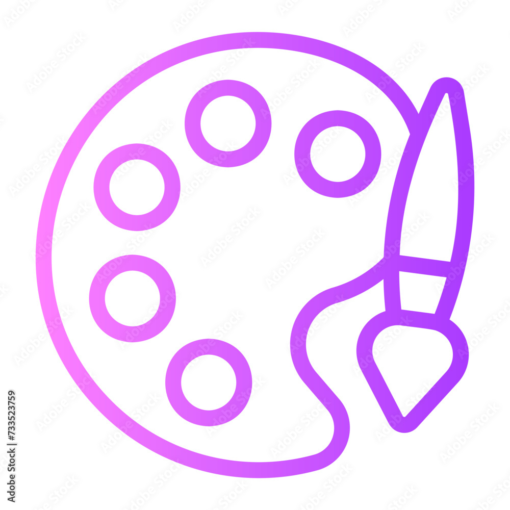 palette gradient icon