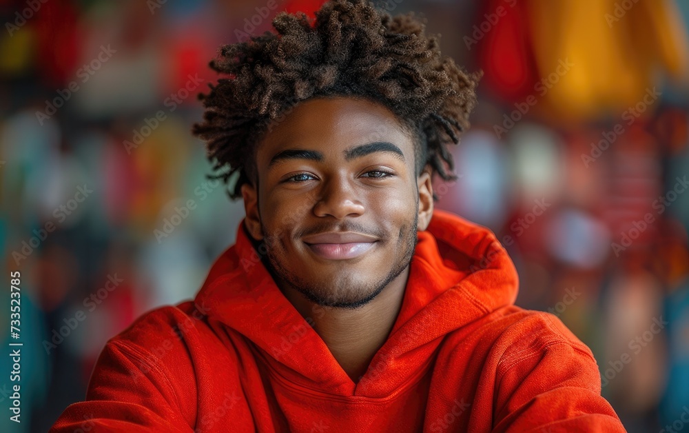 happy smiling African American man portrait, professional studio background happy smiling African American man portrait, professional studio background
