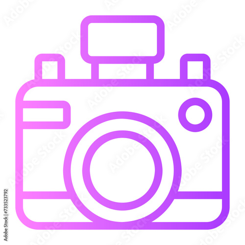 camera gradient icon