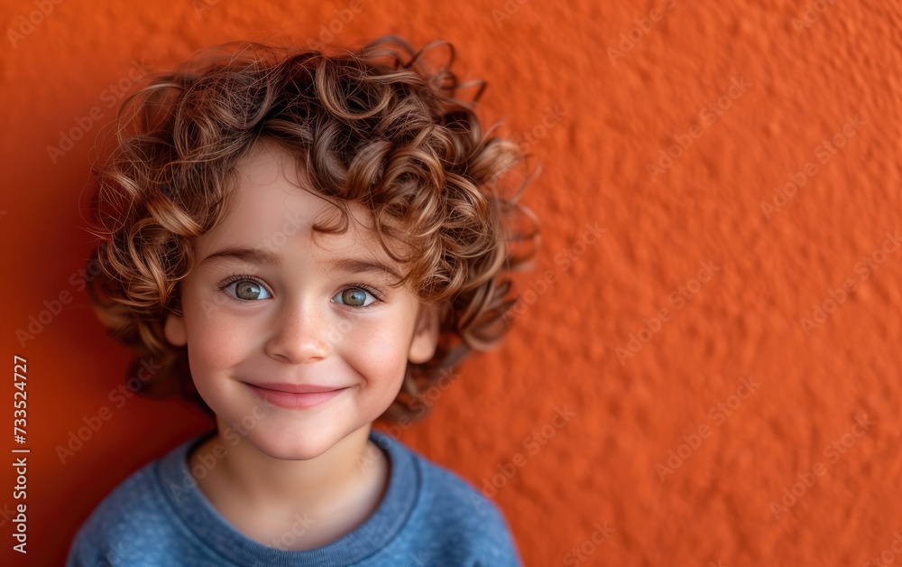 happy smiling caucasian kid portrait, professional studio background happy smiling caucasian kid portrait, professional studio background