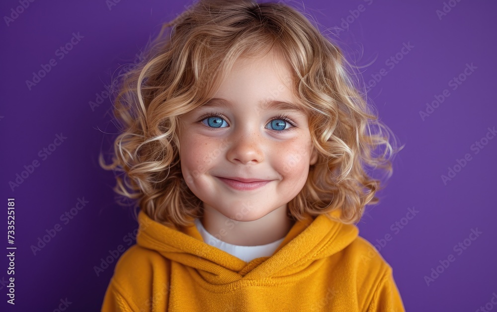 happy smiling caucasian kid portrait, professional studio background happy smiling caucasian kid portrait, professional studio background