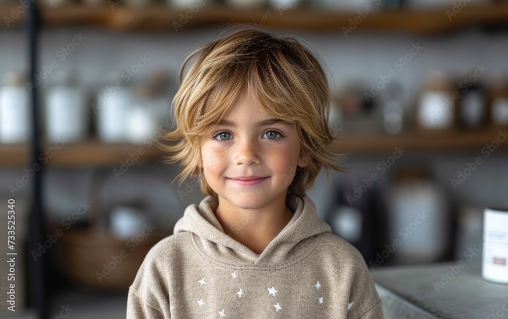 happy smiling caucasian kid portrait, professional studio background happy smiling caucasian kid portrait, professional studio background