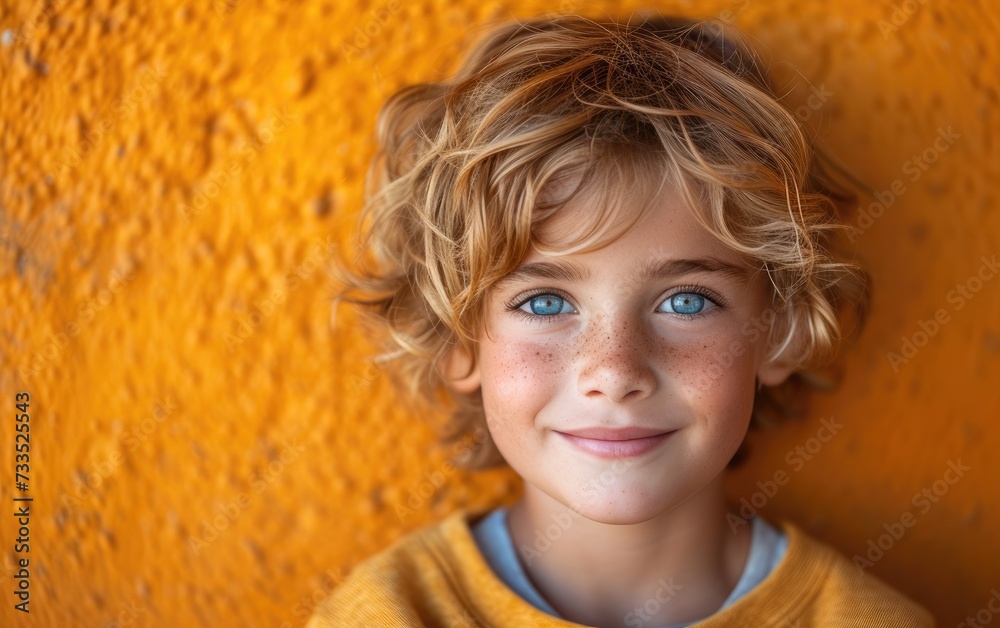 happy smiling caucasian kid portrait, professional studio background happy smiling caucasian kid portrait, professional studio background