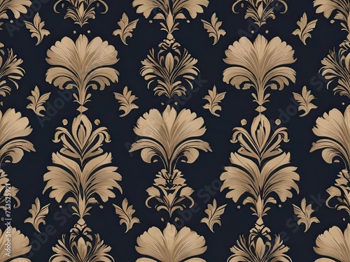 seamless damask pattern