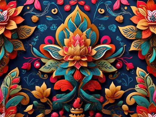 abstract floral background