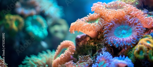 Corals, found in the class Anthozoa of Cnidaria, are marine invertebrates. © TheWaterMeloonProjec