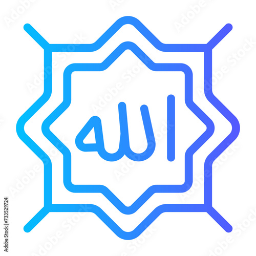 allah gradient icon