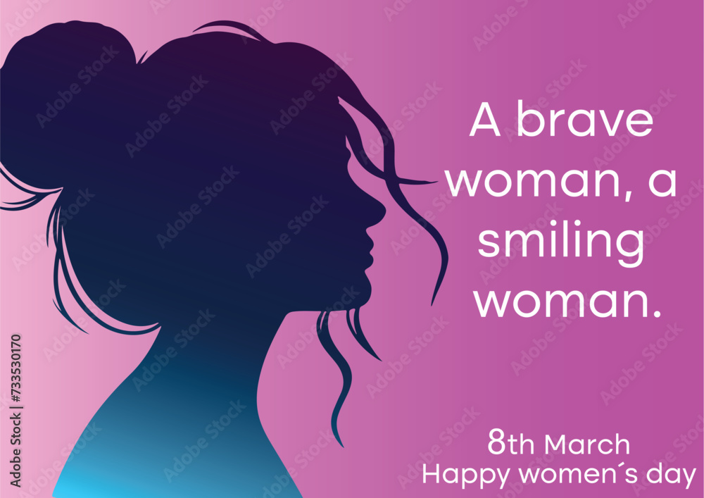 Banner to celebrate happy women's day