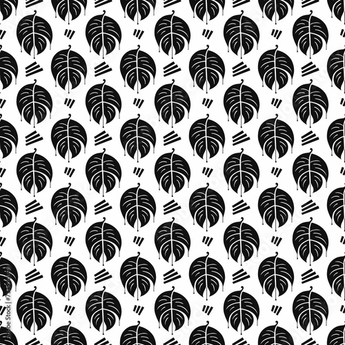 Monstera pattern