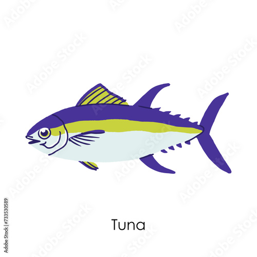 Tuna Edible Salt Water Fish Element