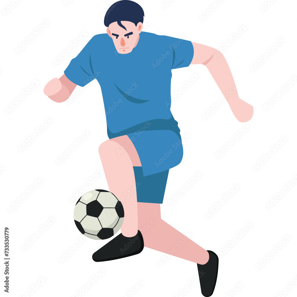 Football Flat Illustration