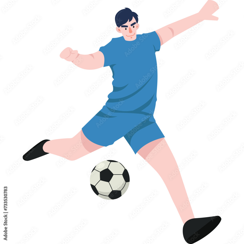Football Flat Illustration Football Flat Illustration