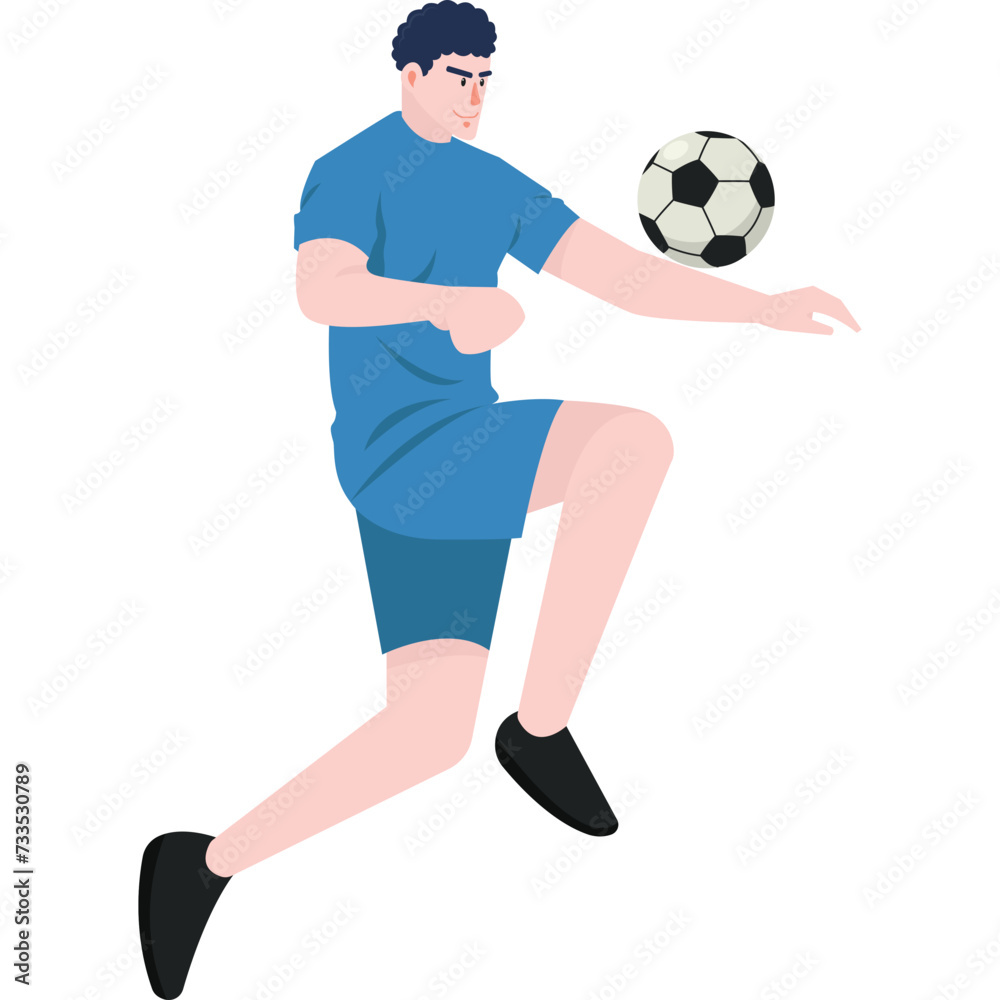 Football Flat Illustration