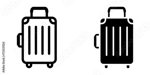 Luggage icon. sign for mobile concept and web design. vector illustration