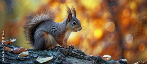 Squirrels, small or medium rodents, captured in various actions both on trees and on the ground. © TheWaterMeloonProjec