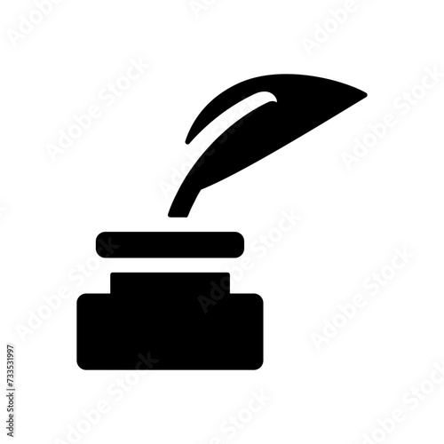 Inkwell Quill Icon
