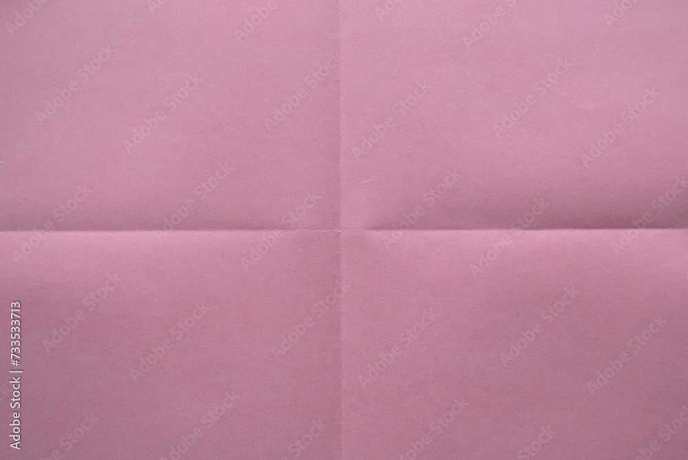 Fototapeta premium Folded pink color paper for background.