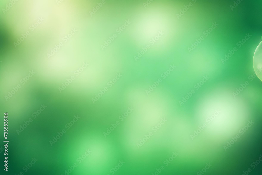Obraz premium Abstract gradient smooth Blurred Bokeh Dark Green background image