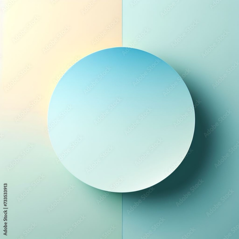Fototapeta premium Ai generative circle background that is very beautiful, simple and elegant