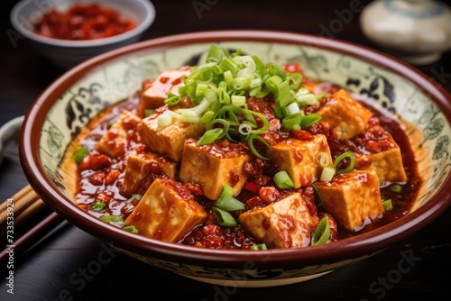 Chinese national dish Ma Po Tofu