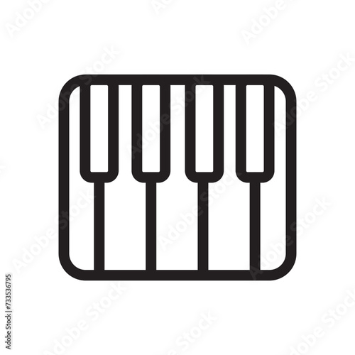 set of black and white buttons