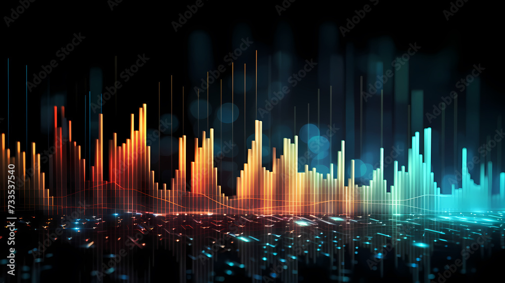 Stock market chart line concept, business chart on stock market background Stock market chart line concept, business chart on stock market background
