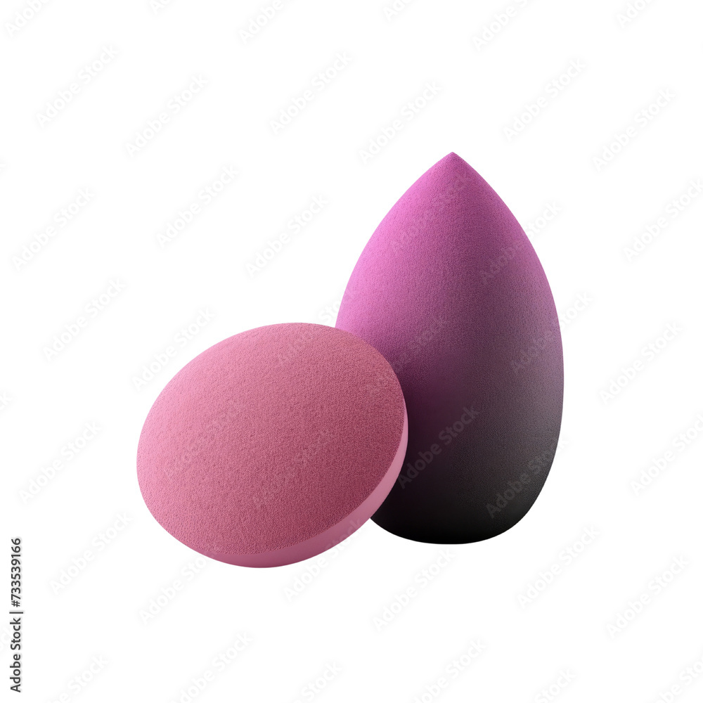 Makeup sponge PNG Cutout, Generative AI Makeup sponge PNG Cutout, Generative AI