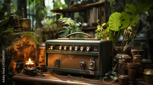 retro vintage radio mucic sound audio