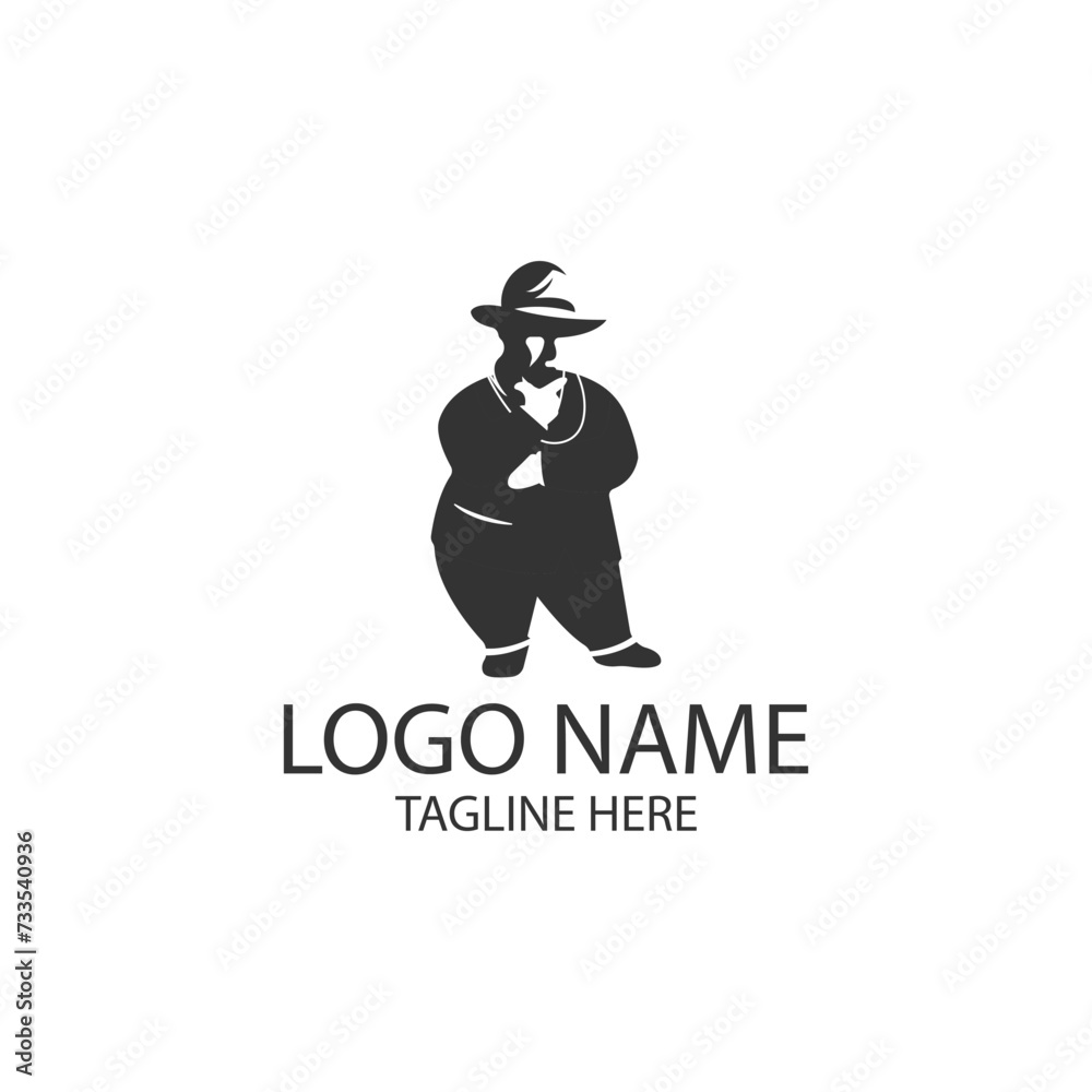 big boss detective logo design vector big boss detective logo design vector