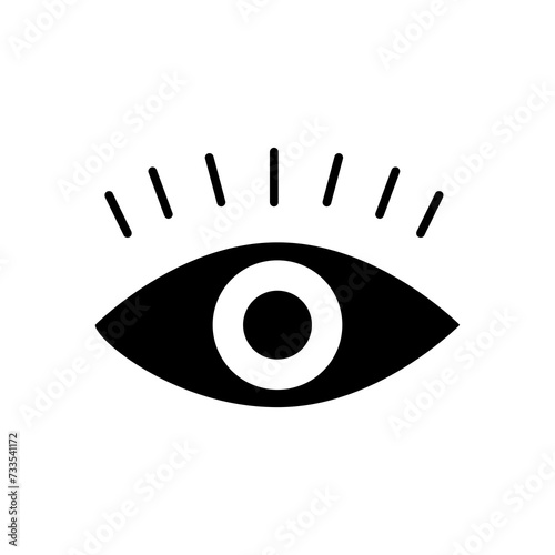  Visibility icon. simple flat trendy style illustration on white background..eps
