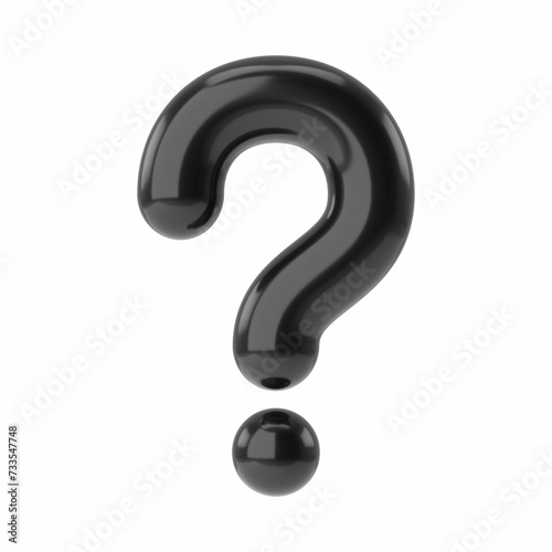 Question Mark Sign. 3D question Mark illustrations. Question Mark 3D Icon.  - 84