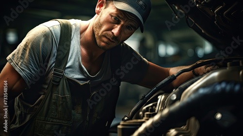 Car mechanic close-up, Hyper Real © Gefo