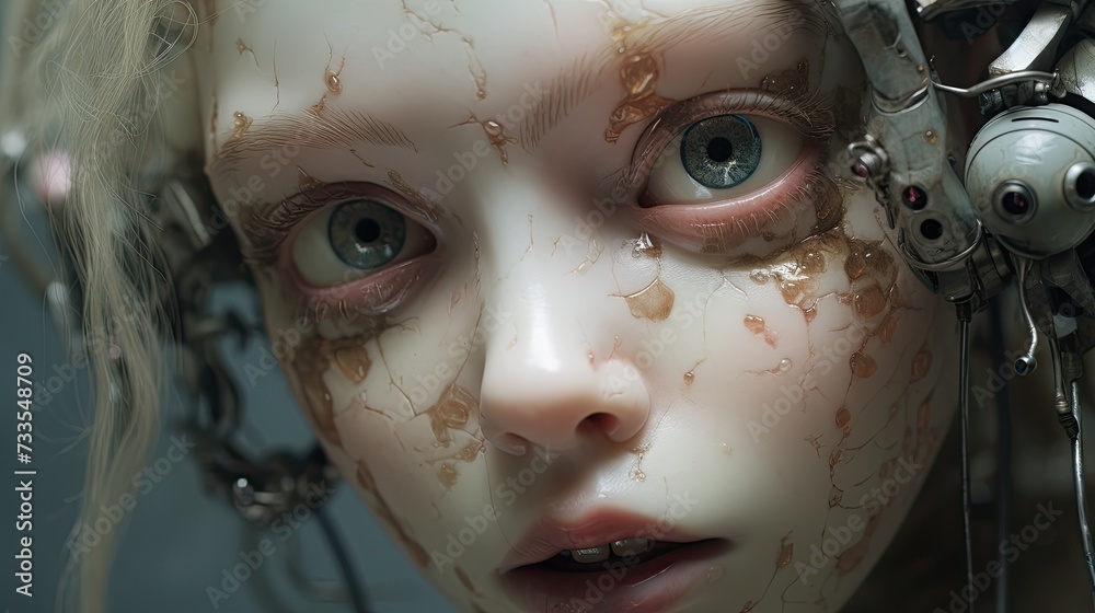 Doll close-up, Hyper Real