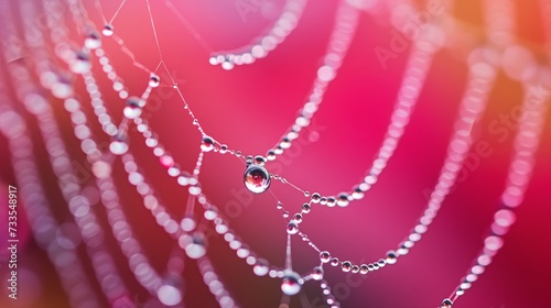 The Subtle Craft of a Dew-Covered Web