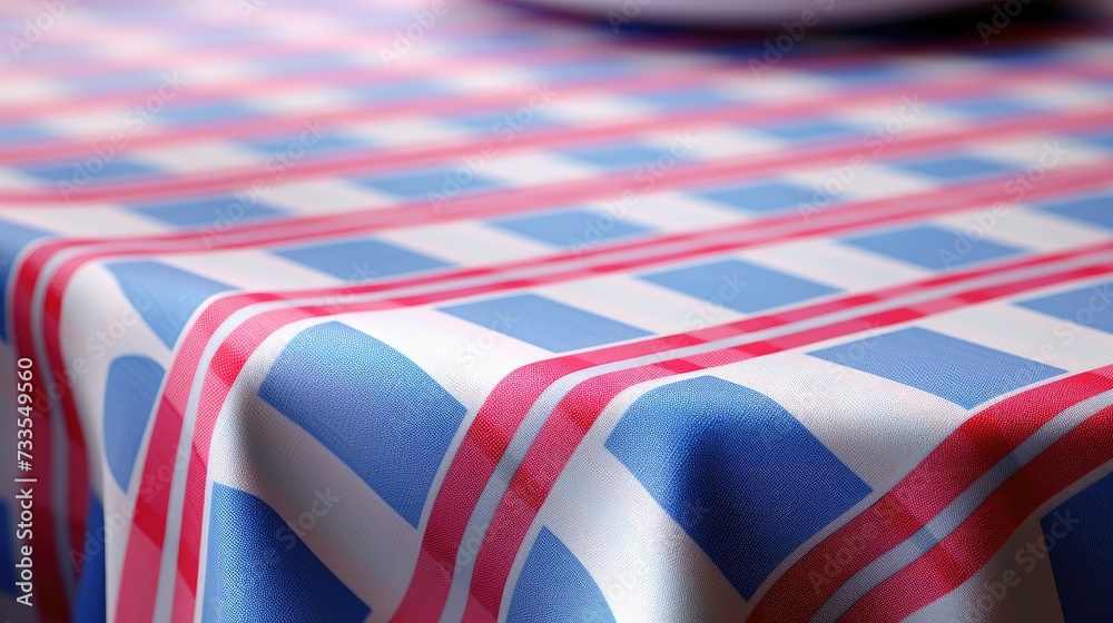 Obraz premium Tablecloth close-up, Hyper Real