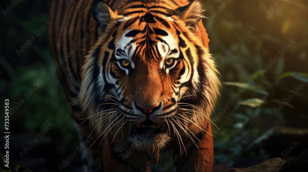 Tiger close-up, Hyper Real Tiger close-up, Hyper Real