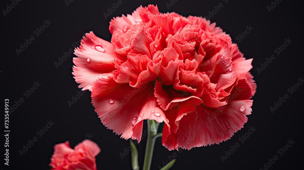 Carnation close-up, Hyper Real