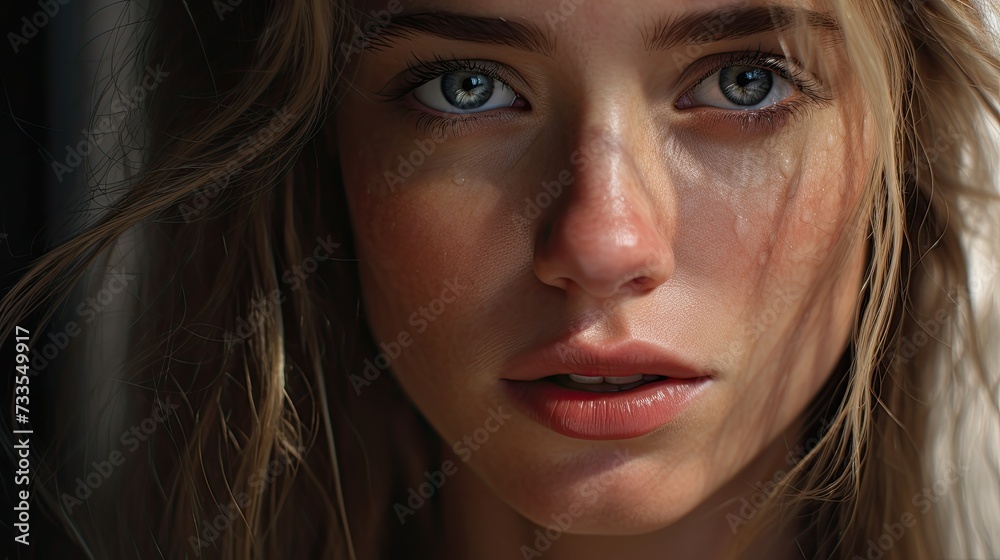 Caprice close-up, Hyper Real Caprice close-up, Hyper Real