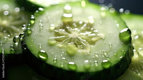 Cucumber close-up, Hyper Real #733549997