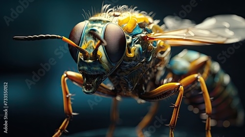 Entomologist close-up, Hyper Real
