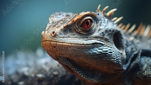 Lizard close-up, Hyper Real © Gefo