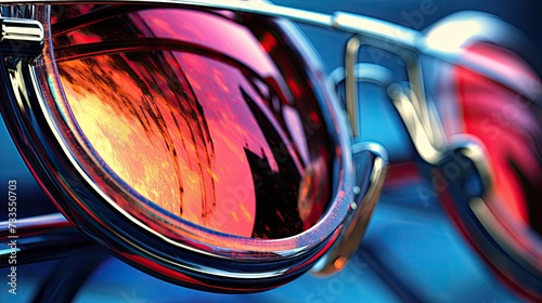 Sunglasses close-up, Hyper Real