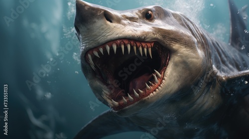 Cat shark close-up, Hyper Real