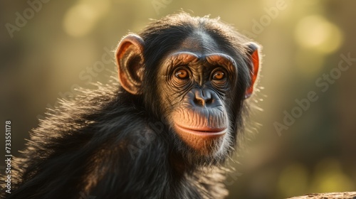Chimpanzee close-up, Hyper Real © Gefo