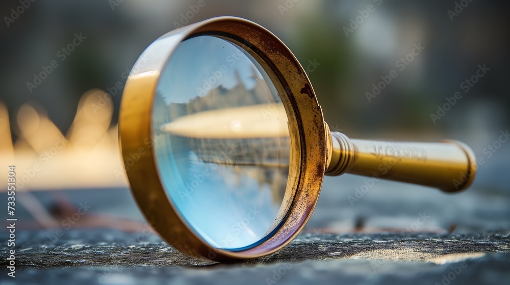 The magnifying glass, an essential tool for enhancing visual clarity. The magnifying glass, an essential tool for enhancing visual clarity.