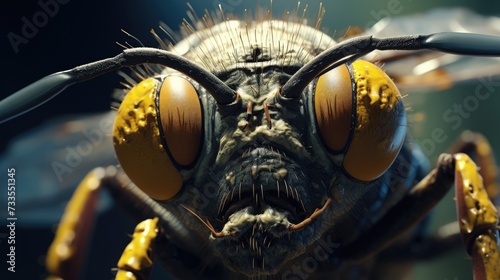 Entomologist close-up, Hyper Real