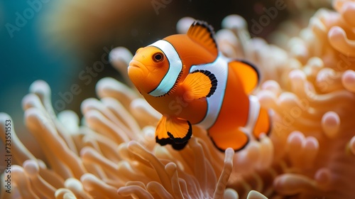 Underwater photography showcasing the clownfish's vibrant home environment.