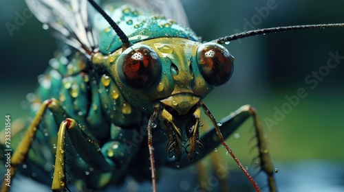 Insect spray close-up, Hyper Real